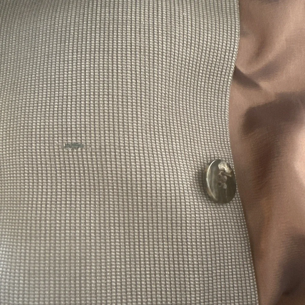 Vintage 90s Donna Karan Suit Jacket‎ 44R Blazer Sport Coat Made In Italy